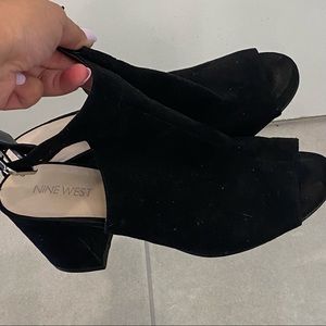Nine West peep toe heels